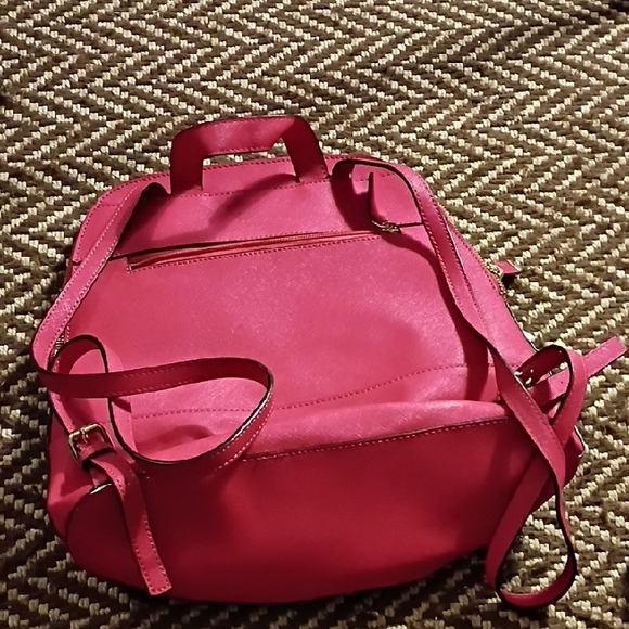 Calvin Klein Fuchsia Backpack Purse - Picture 3 of 14
